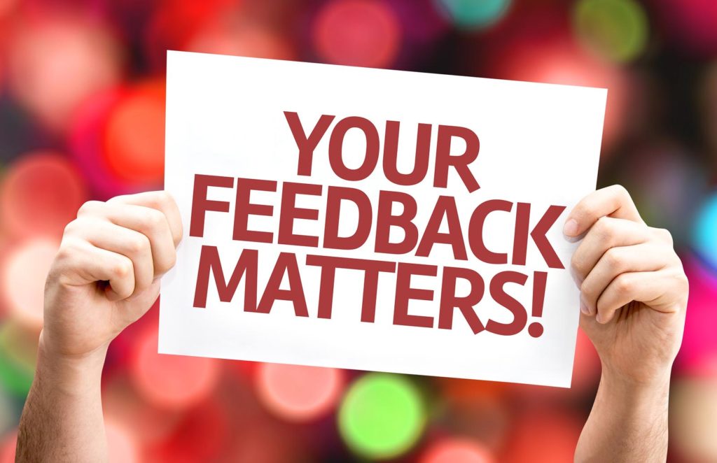 Your Feedback Matters